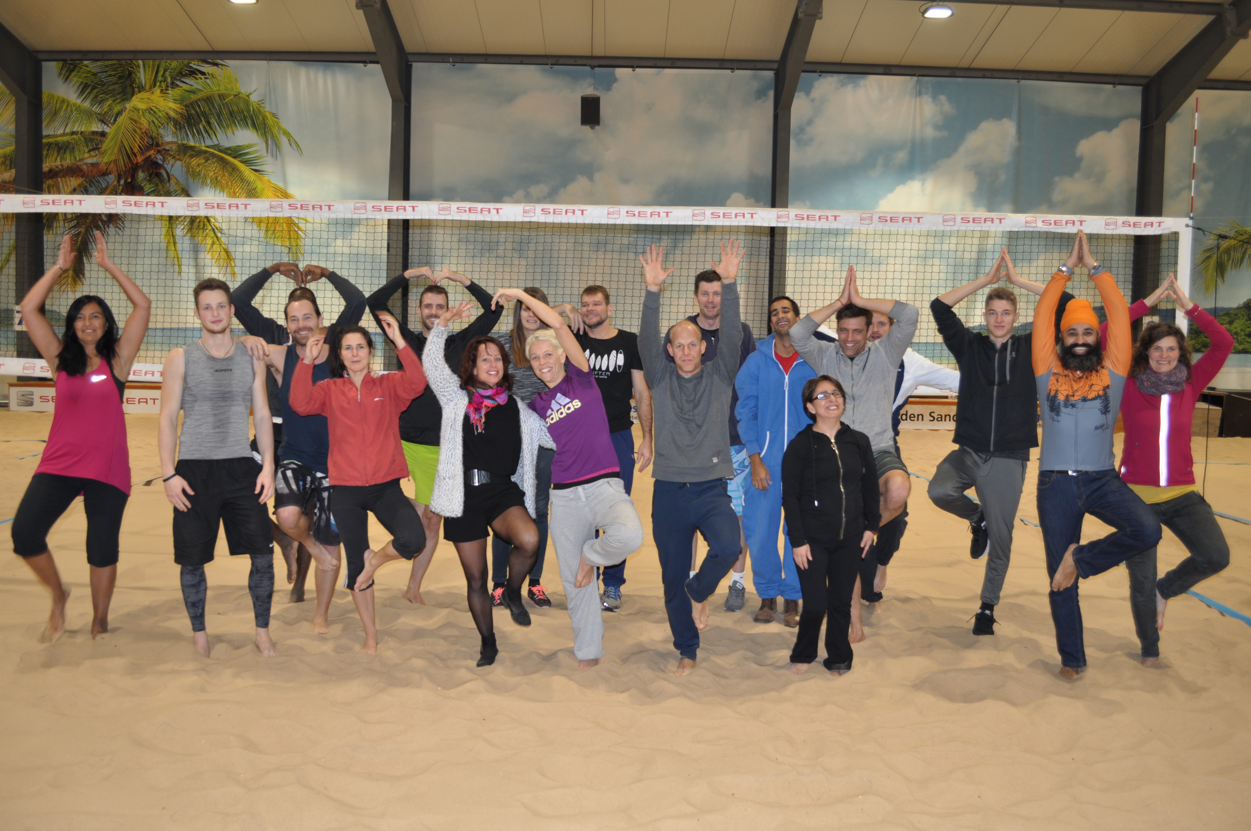 Tournoi de Beach volley de Noël au Beachcenter, 2017 